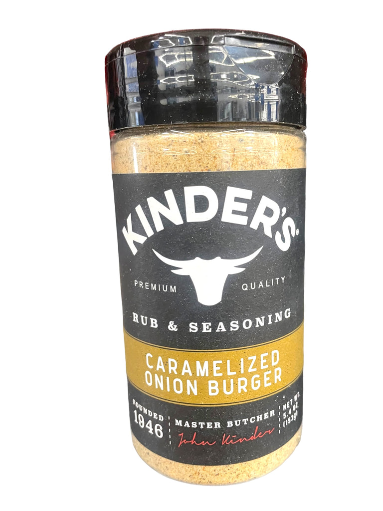 Kinder's Caramelized Onion Burger Barbecue Rub and Seasoning for Grilling, 5.4 oz