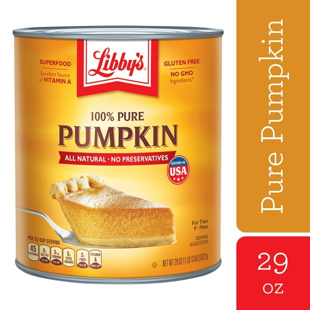 Libby's 100% Pure Canned Pumpkin all natural no preservatives 29 oz Can