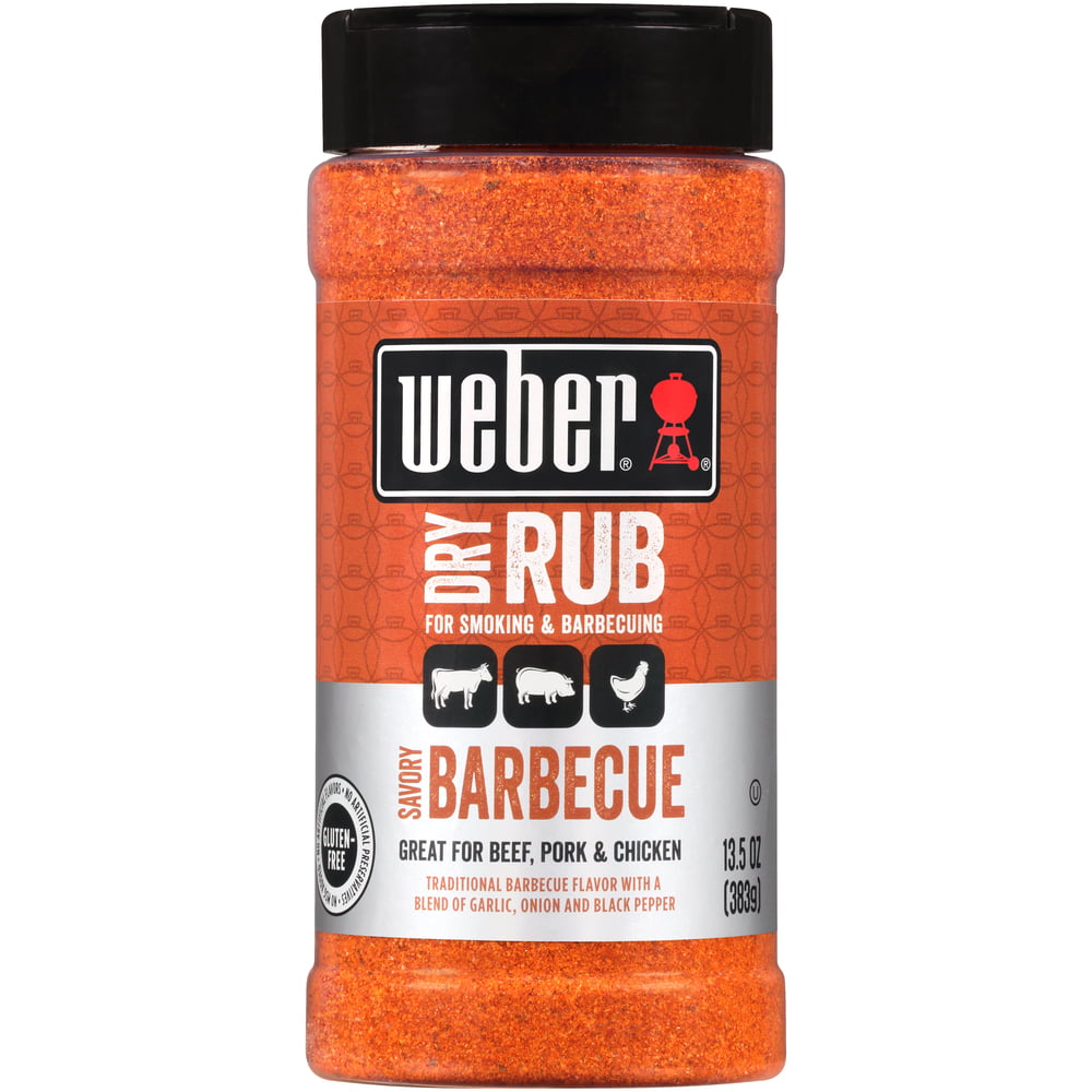 Weber Savory Barbecue Dry Rub, 13.5 oz