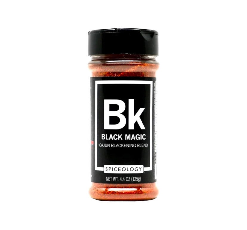 Spiceology Black Magic Cajun Seasoning Blend, 4.4 oz Bottle