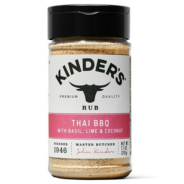 Kinder's Thai BBQ Rub 7.1 oz with Basil, Lime & Coconut