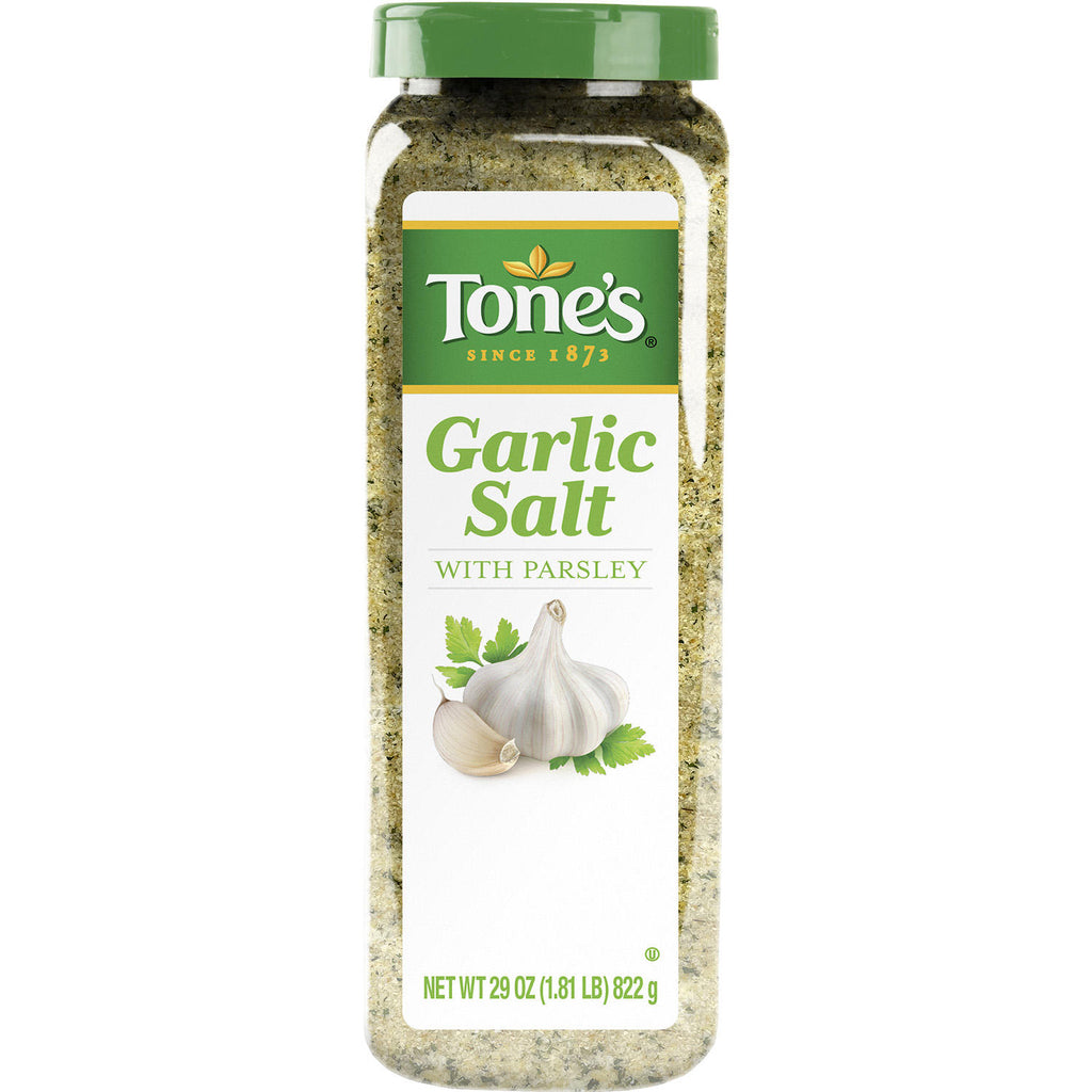 Tones Garlic Salt with Parsley 29 OZ