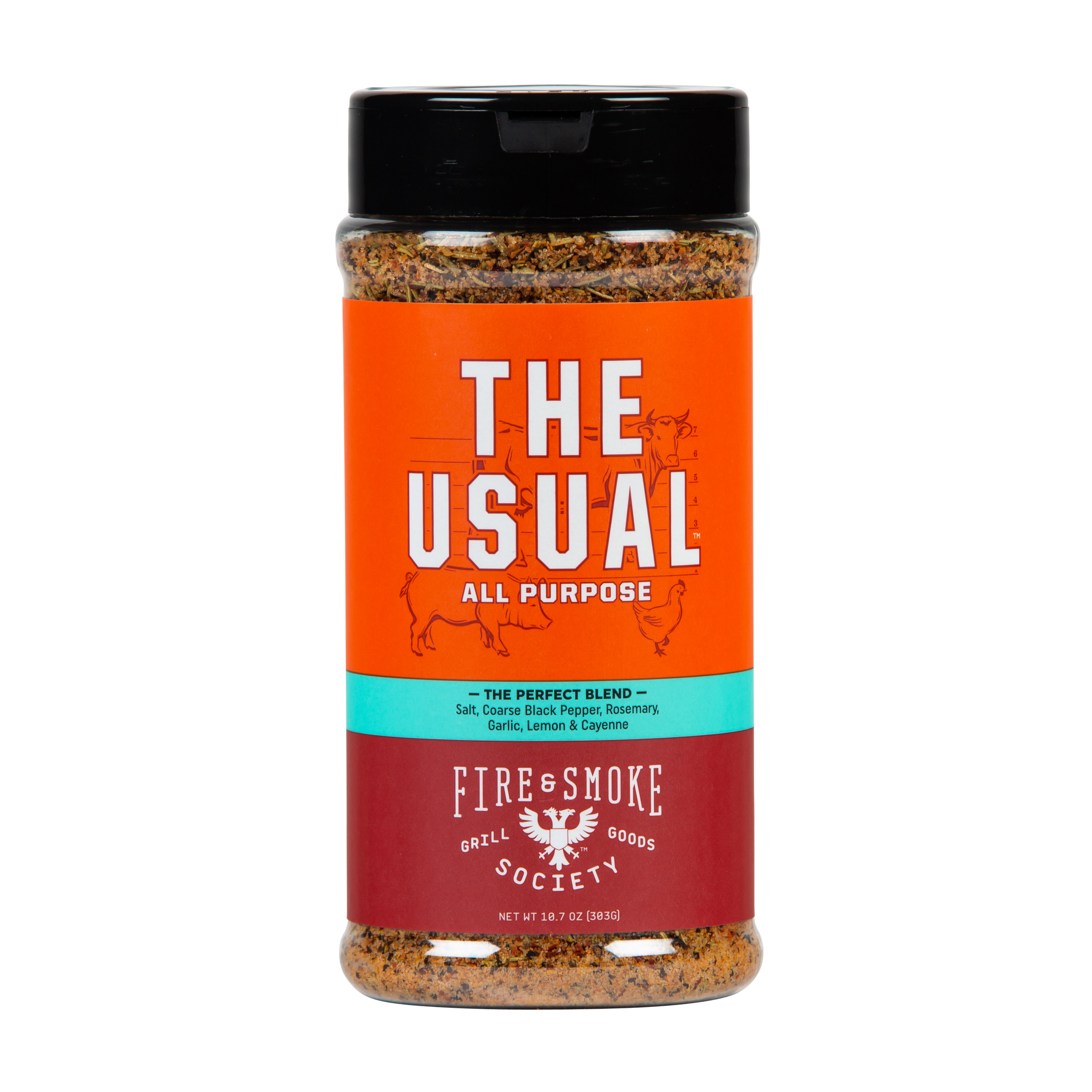 Fire & Smoke Society The Usual All-Purpose Spice Blend, 10.7 ounce