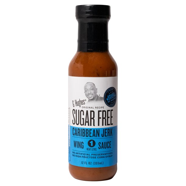 G Hughes Sugar Free Caribbean Jerk Wing Sauce 12 fl oz