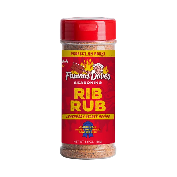 Famous Dave's Rib Rub Seasoning 5.5 oz