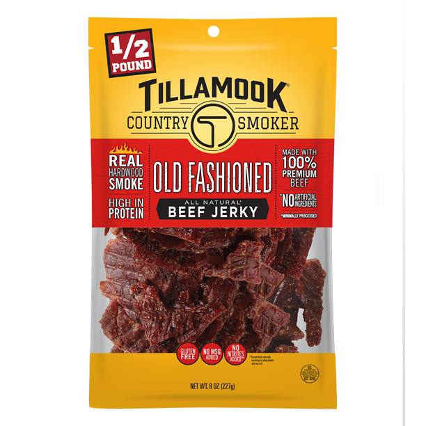 Tillamook Country Smoker All Natural Old Fashioned Beef Jerky 8 oz