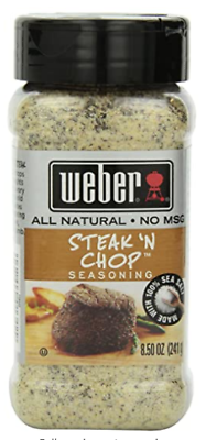 Weber Steak 'N Chop 7.25 0Z Seasoning Rub