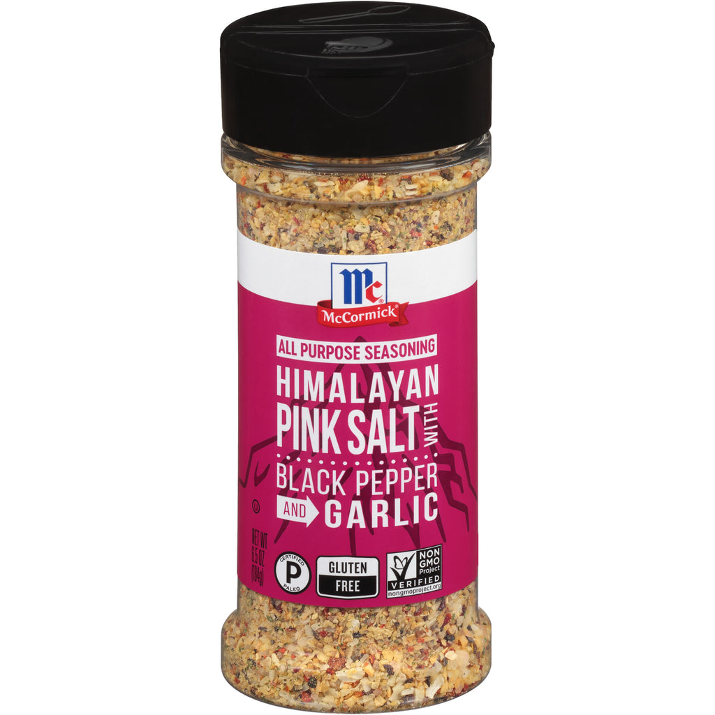 McCormick All Purpose Seasoning Himalayan Pink Salt With Black Pepper And Garlic 6.5 OZ