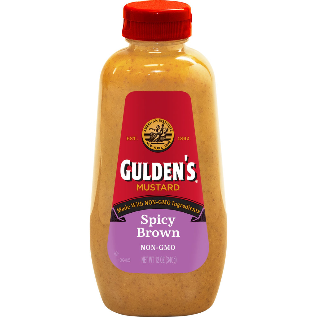 GULDEN'S Spicy Brown Mustard Squeeze Bottle, 12 oz.
