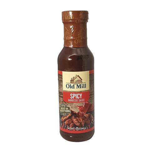 Old Mill Spicy Barbecue Sauce 14 OZ