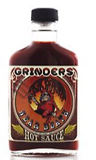 Grinders BRW - MOLTEN HOT Sauce 13 oz flask Gluten Free