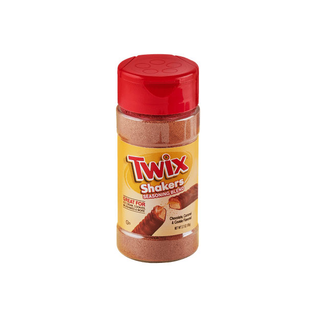 TWIX - Twix Shakers Chocolate Caramel Cookie Flavor Seasoning Blend 3.7  Ounces (3.70 ounces)
