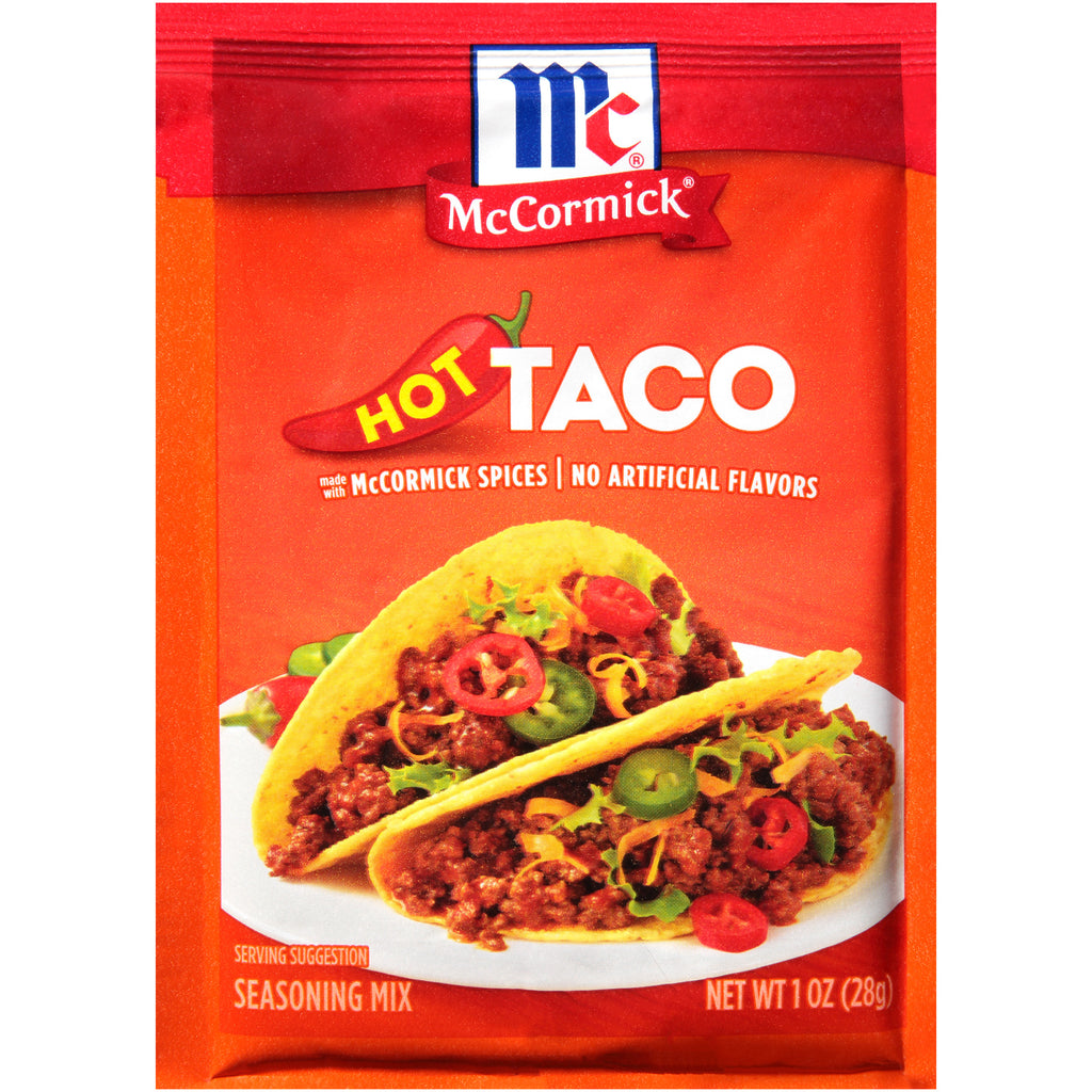 McCormick Hot Taco Seasoning Mix 1 oz