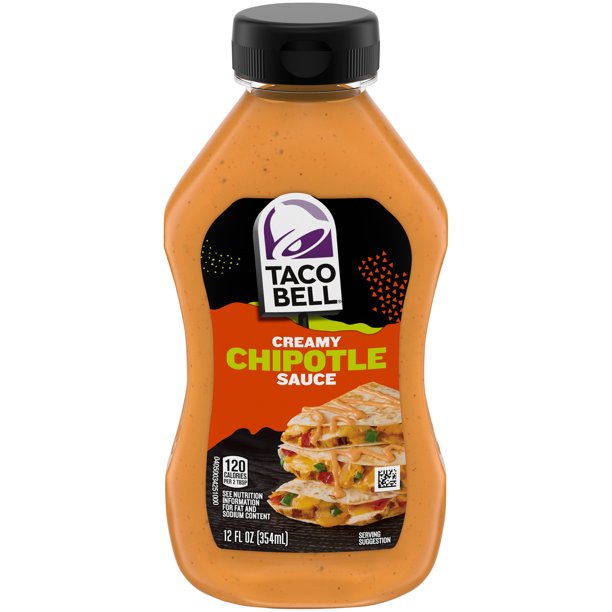 Taco Bell Creamy Chipotle Sauce 12 fl OZ