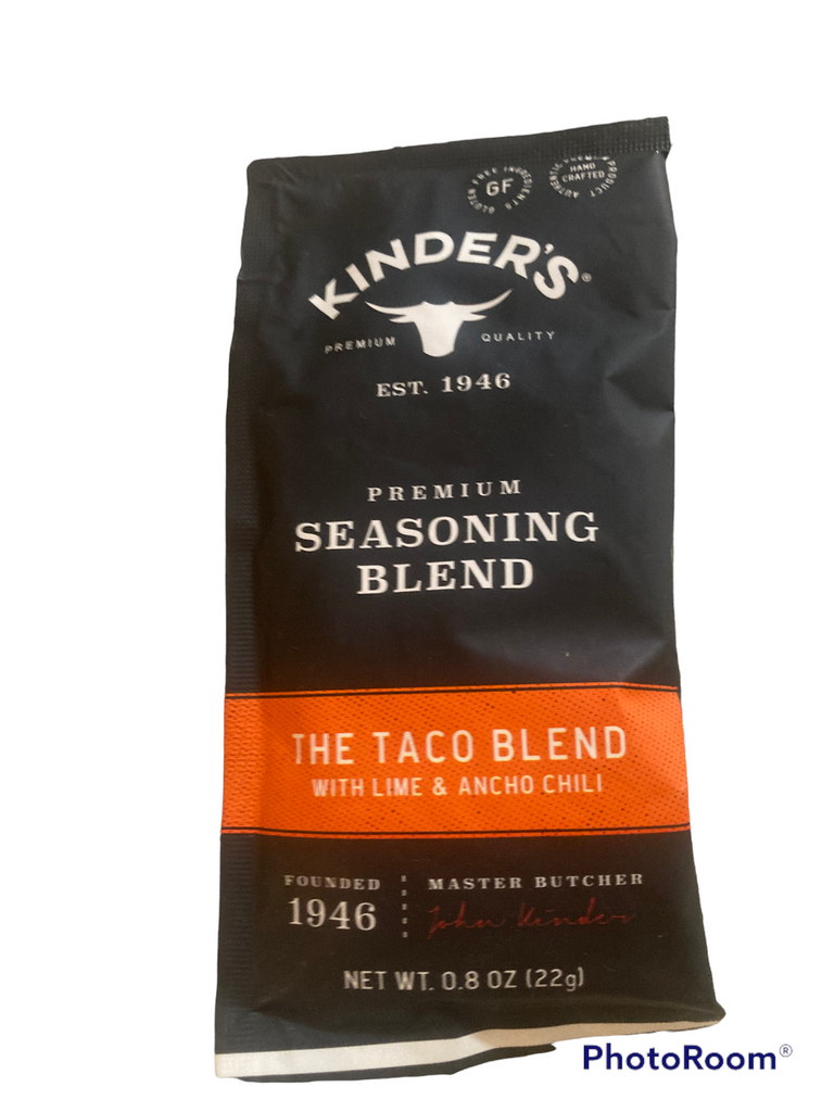 Kinders The Taco Blend Seasoning  with Lime and Ancho Chili 1 OZ