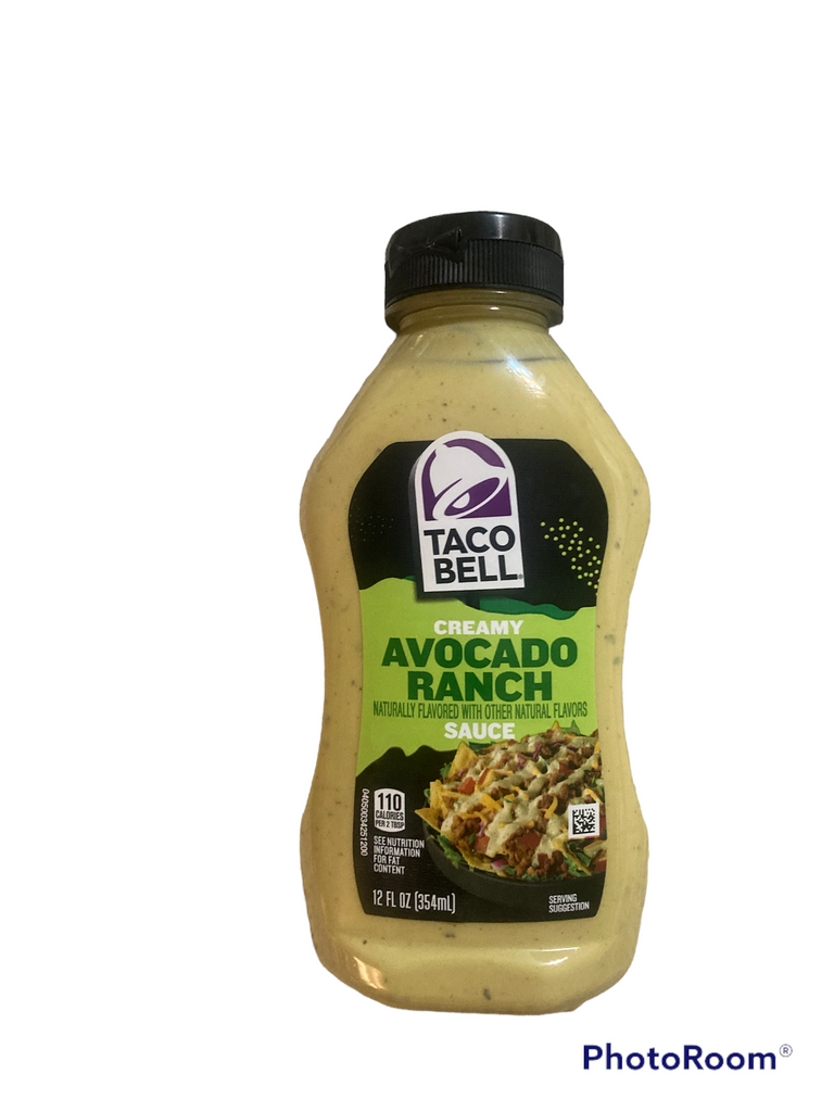 Taco Bell Creamy Avocado Ranch Sauce 12 OZ