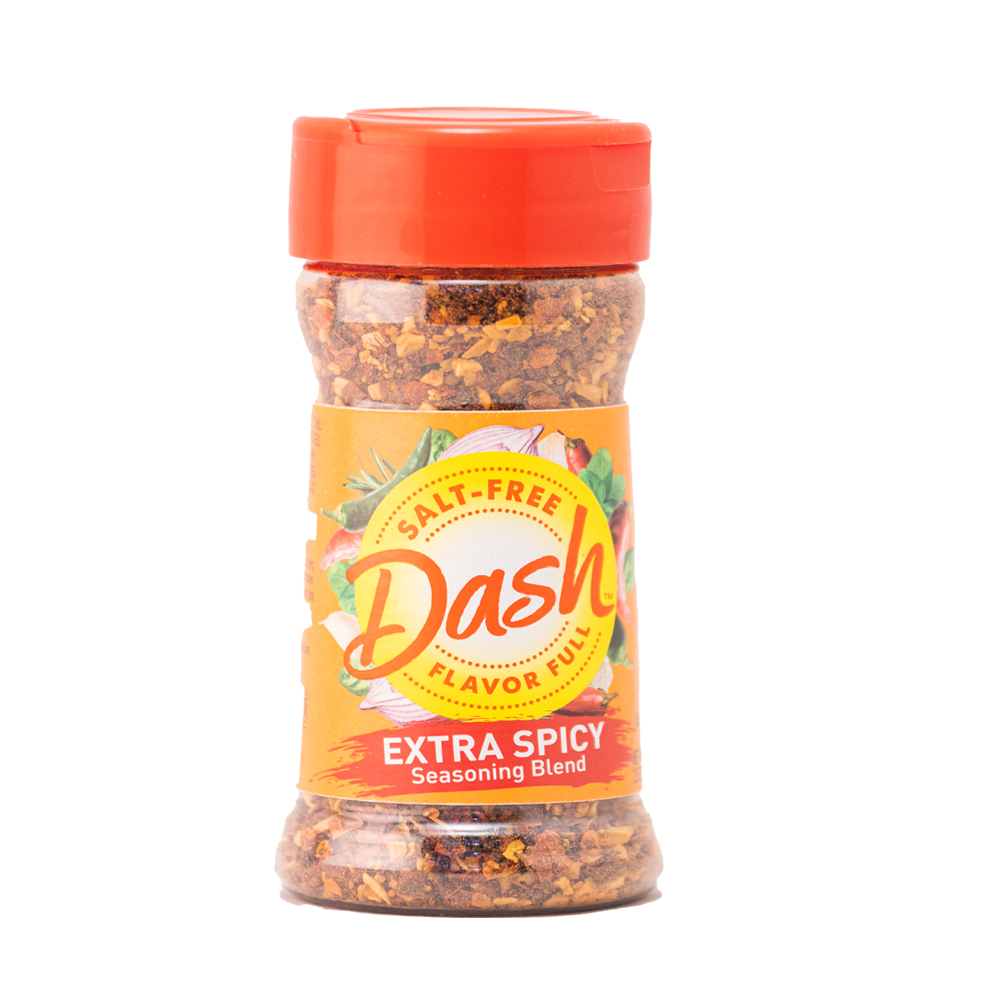 Dash Seasoning Blend, Salt-Free, Extra Spicy - 2.5 oz
