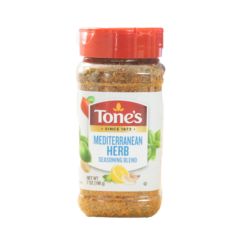 Tone's Mediterranean Herb Seasoning Blend 7 OZ