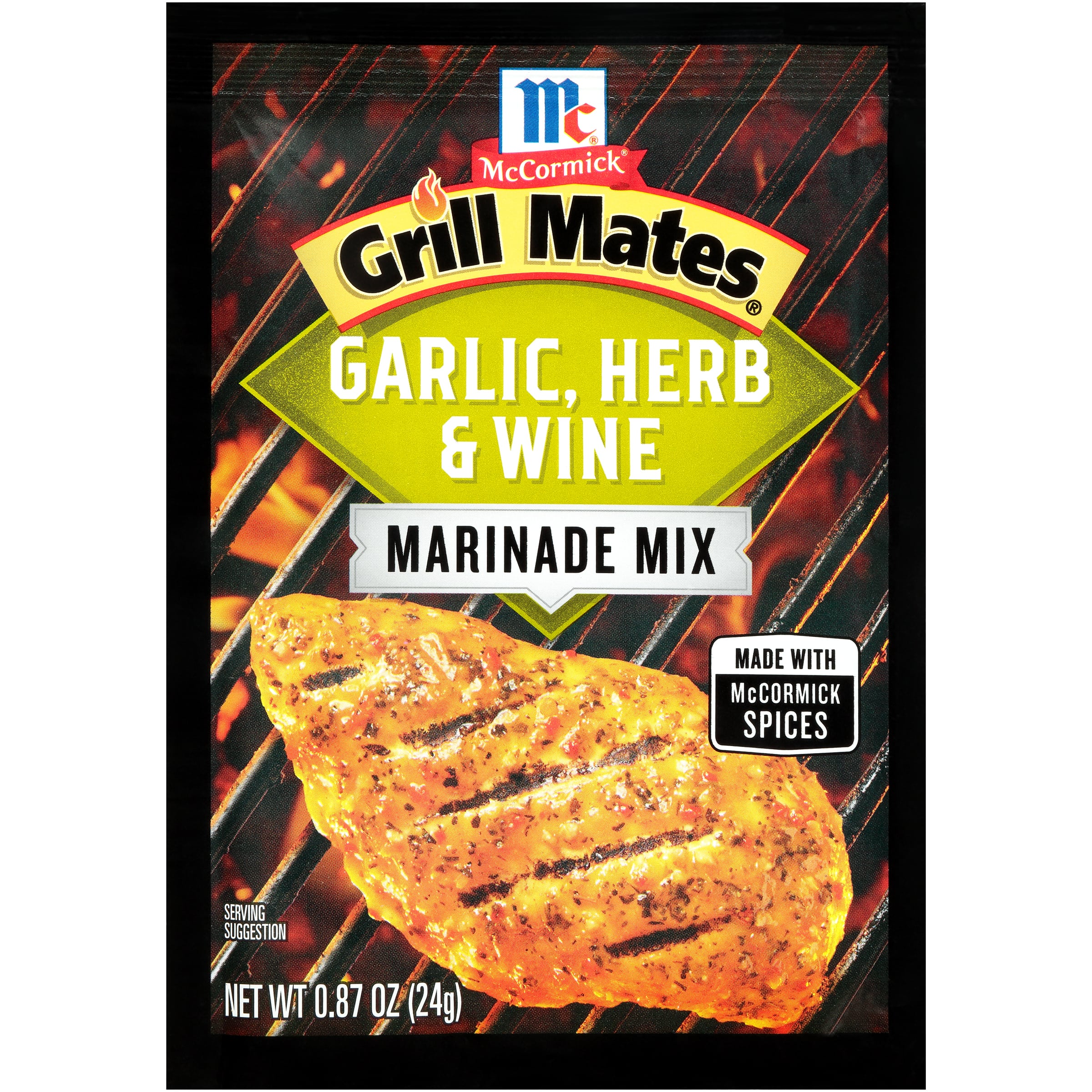 Mccormick Grill Mates Seasoning, Roasted Garlic & Herb - 9.25 oz