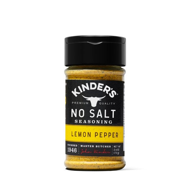 Kinders No Salt Lemon Pepper Seasoning 3.5 OZ