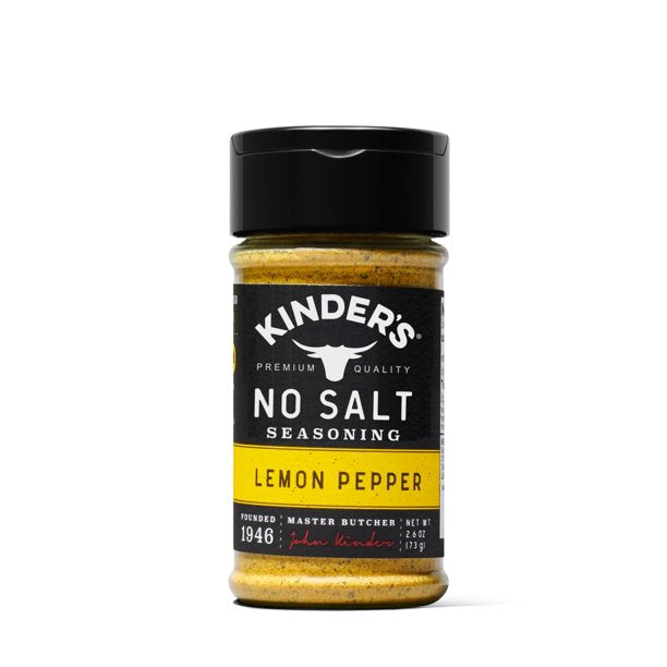 No Salt Lemon Pepper Seasoning - Kinders