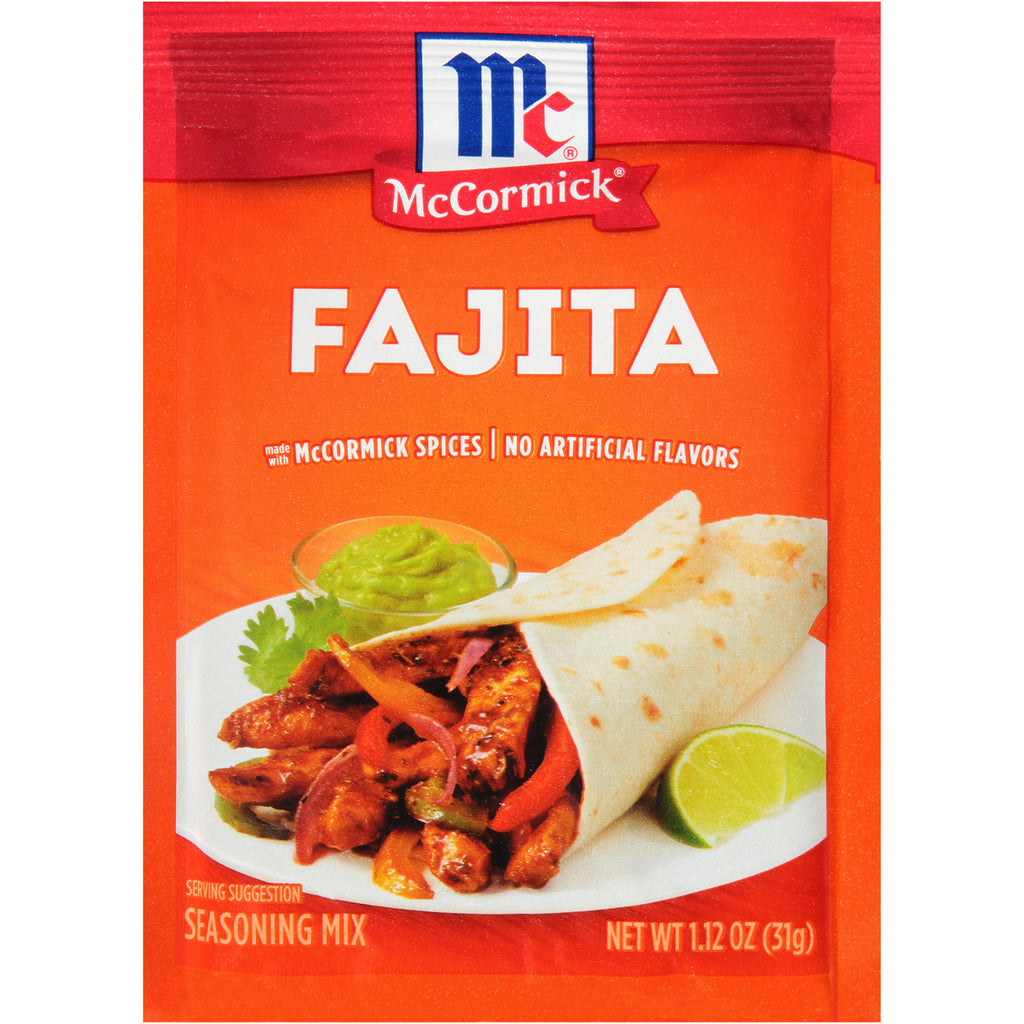 McCormick Fajitas Seasoning Mix, 1.12 oz