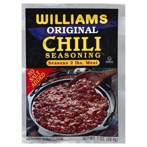 Williams Original Chili Seasoning 1 oz. Packet