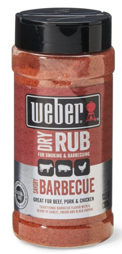 Weber Savory BBQ dry Rub Seasoning 13.5 OZ